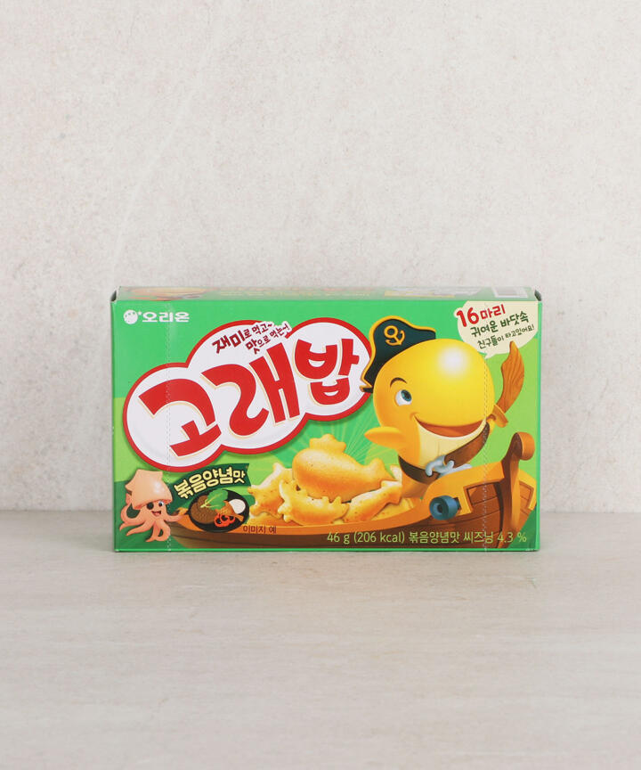 상품상세>[오리온] 고래밥 볶음양념맛 (46g)