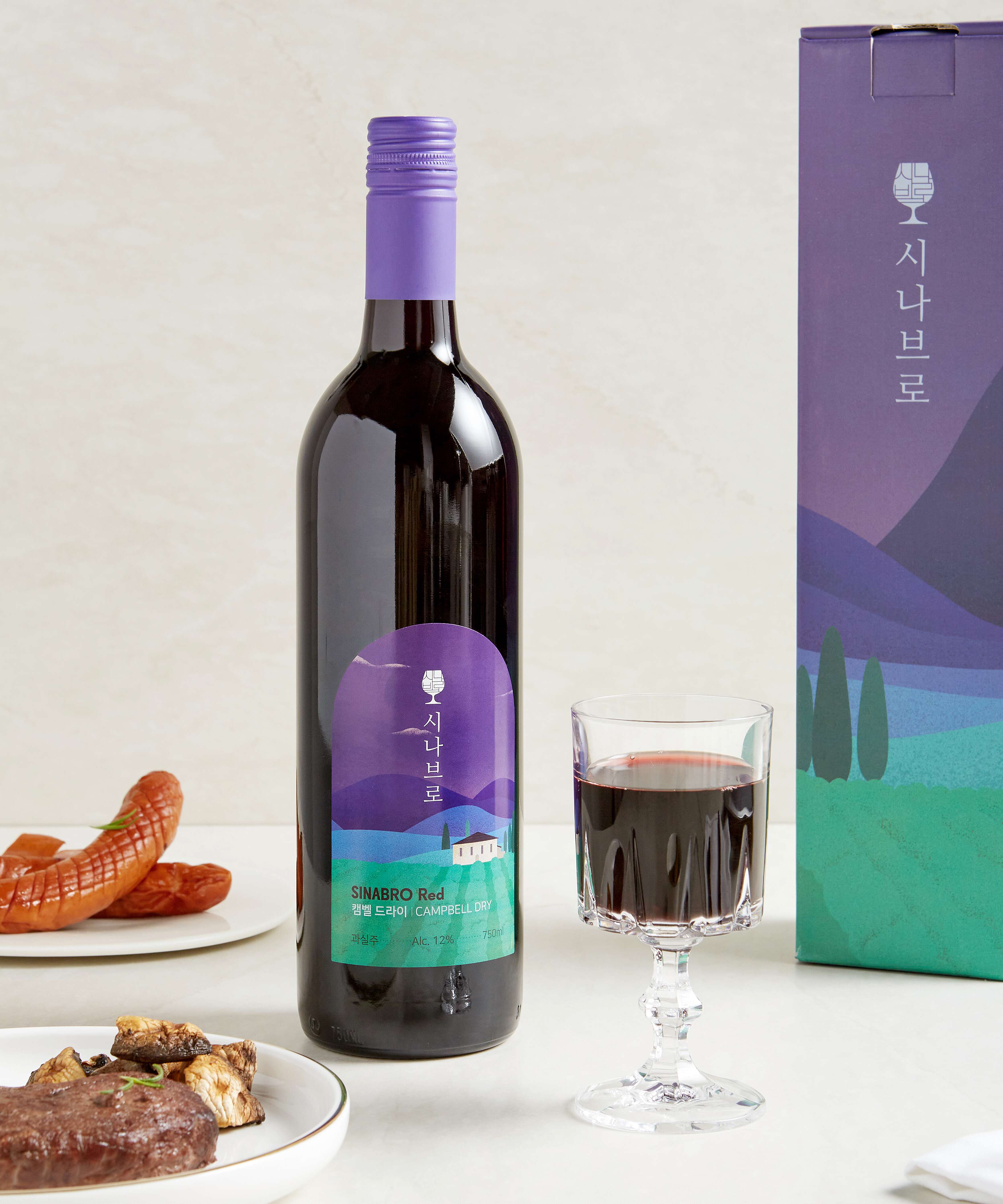 상품상세>[시나브로] 캠벨 드라이 와인 (750ml/병) [시나브로] 캠벨 드라이 와인 (750ml/병)