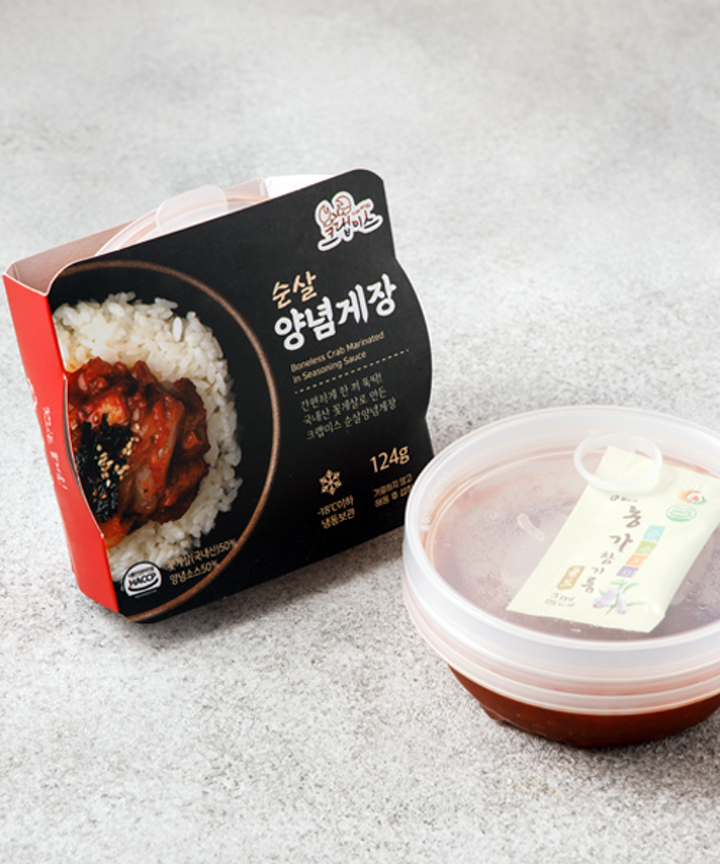 상품접근오류 - 현대식품관 [식도락푸드] 순살양념게장 124g