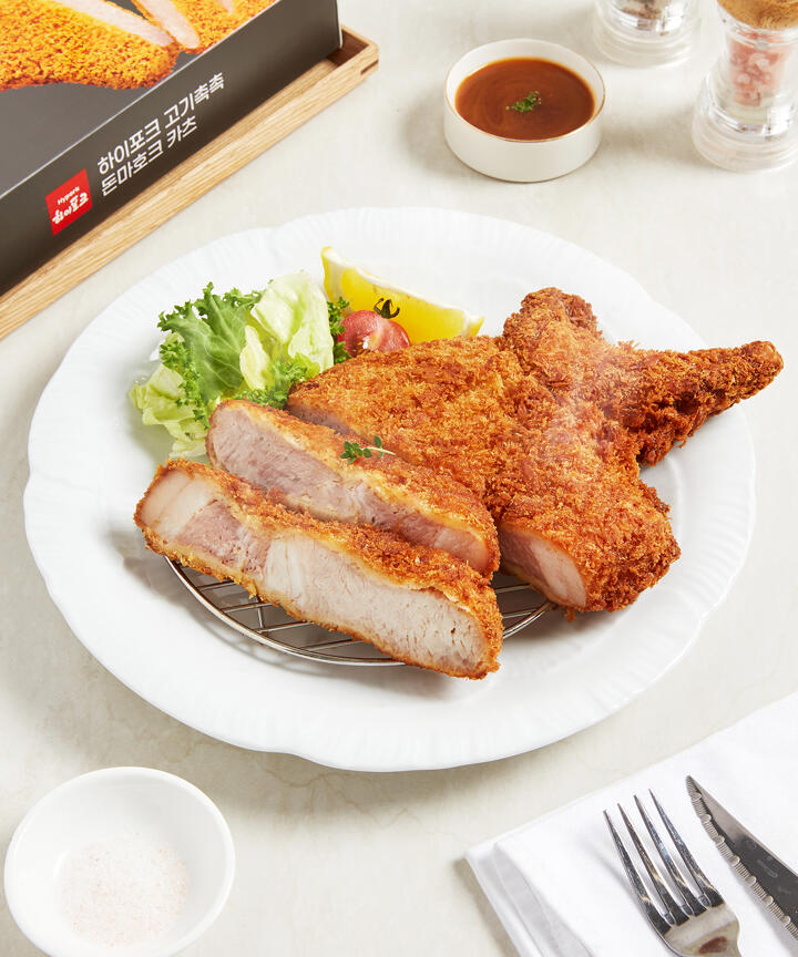 상품상세>[하이포크] 고기촉촉 돈마호크카츠 350g (냉동) [하이포크] 고기촉촉 돈마호크카츠 350g (냉동)