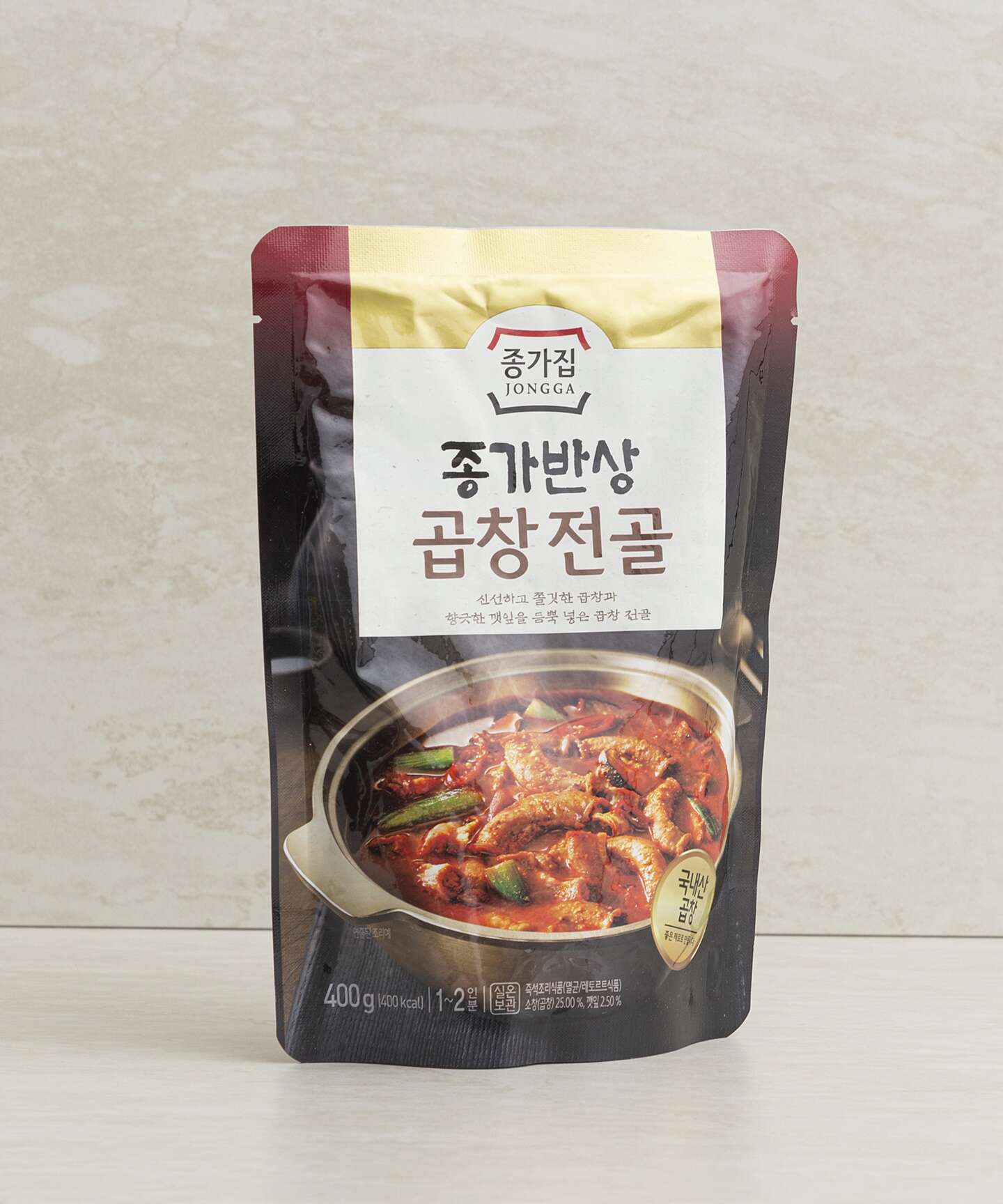 [종가집] 종가반상 곱창전골 (400g) - 현대식품관 [종가집] 종가반상 곱창전골 (400g)
