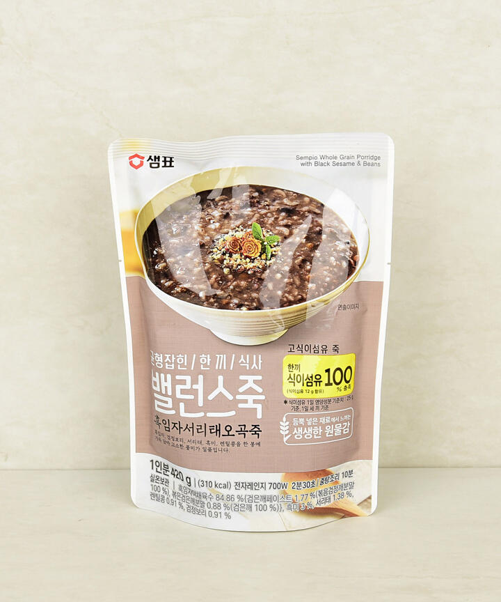 상품접근오류 - 현대식품관 [샘표]밸런스죽 흑임자서리태오곡죽 420g
