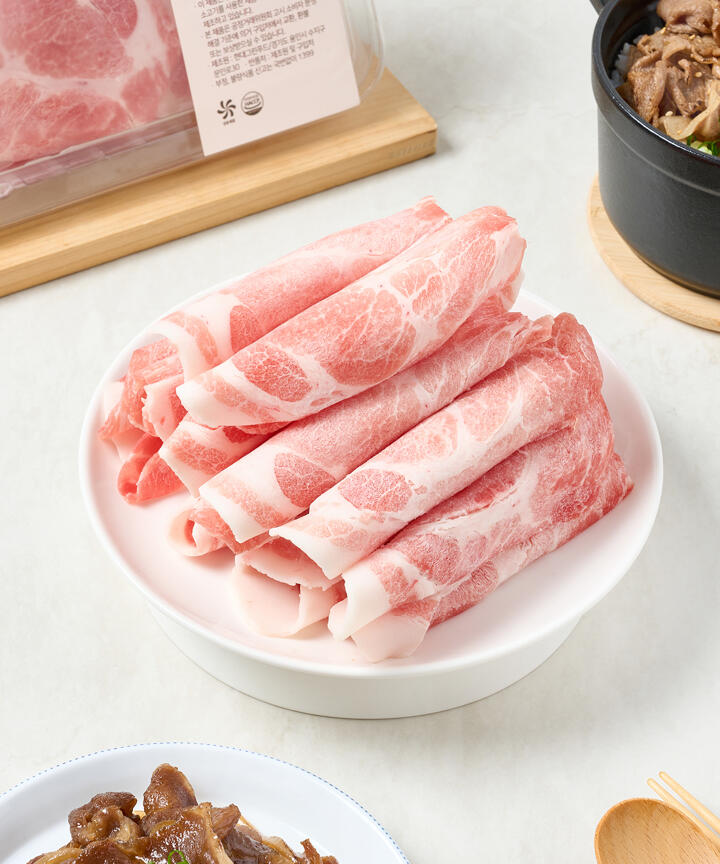 상품접근오류 - 현대식품관 [현대그린푸드] 국내산 돈육 대패 목심 400g (냉동)