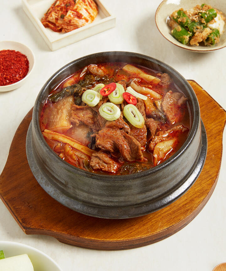 상품접근오류 - 현대식품관 [명인등심] 얼큰 한우국밥 (650g)