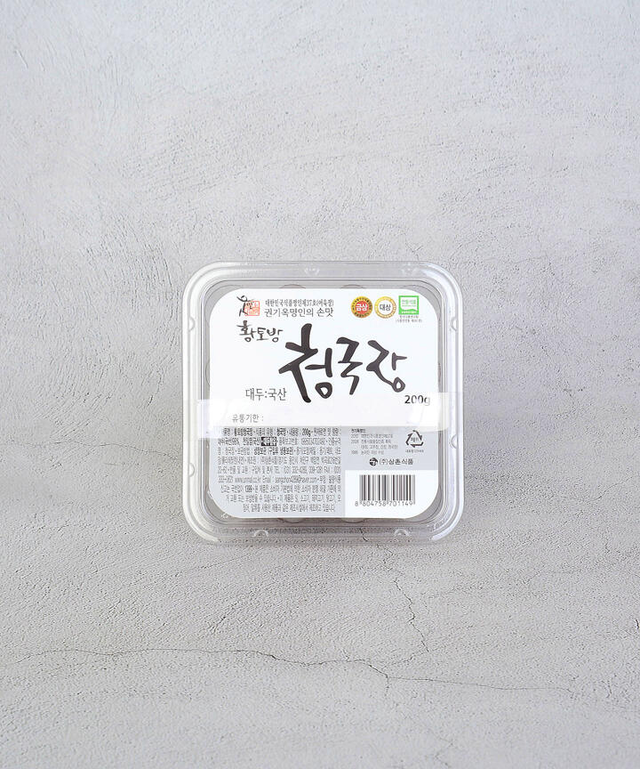 상품상세>[상촌식품]황토방청국장 200g [상촌식품]황토방청국장 200g
