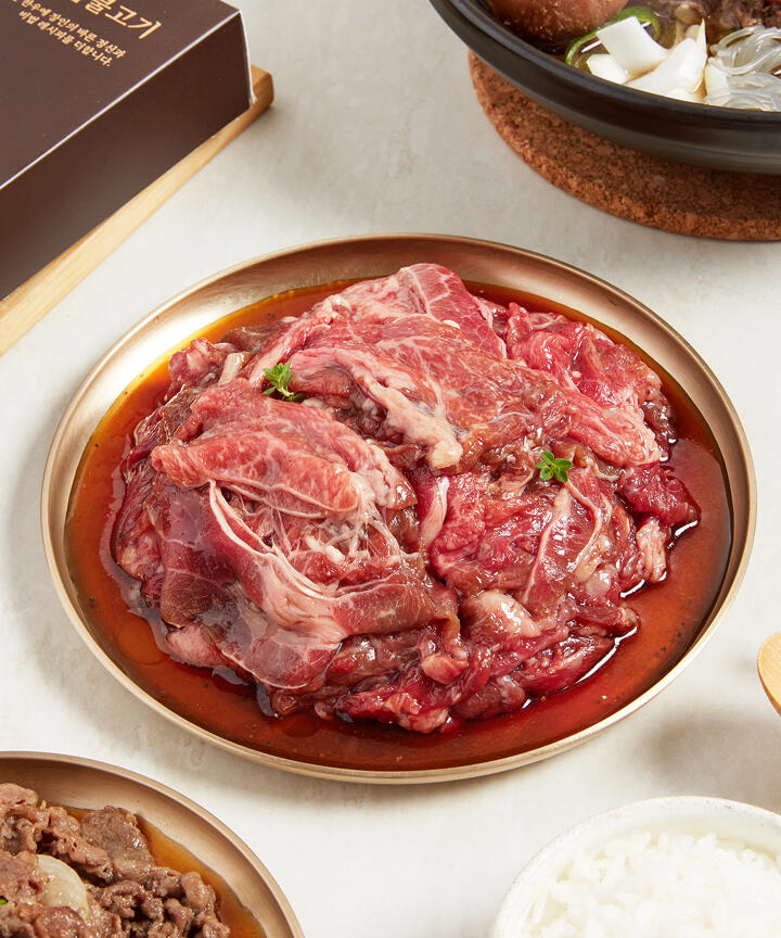 상품접근오류 - 현대식품관 [바른고기 정육점] 한우 양념 불고기 (500g)