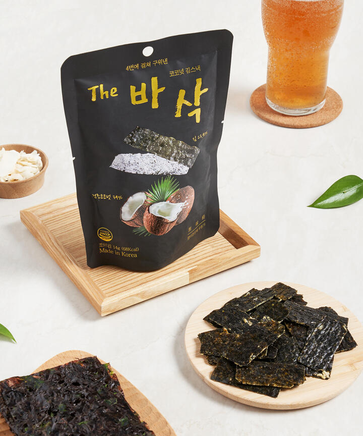 상품상세>[더바삭] 코코넛 김스낵 14g [더바삭] 코코넛 김스낵 14g
